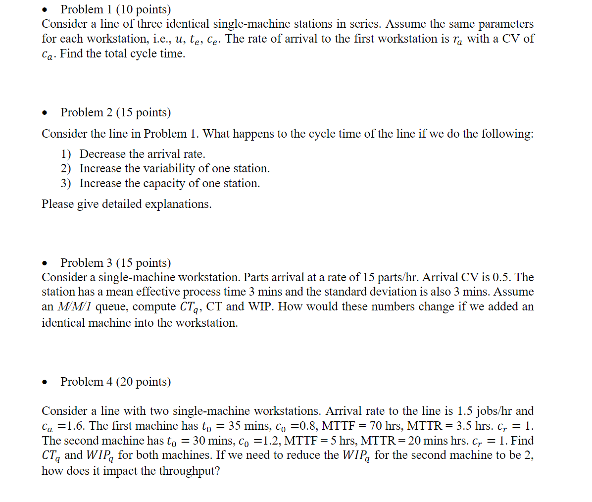 Problem 1 (10 points) Consider a line of three | Chegg.com