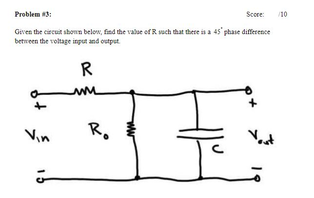 Solved Given the circuit shown below, find the value of R | Chegg.com