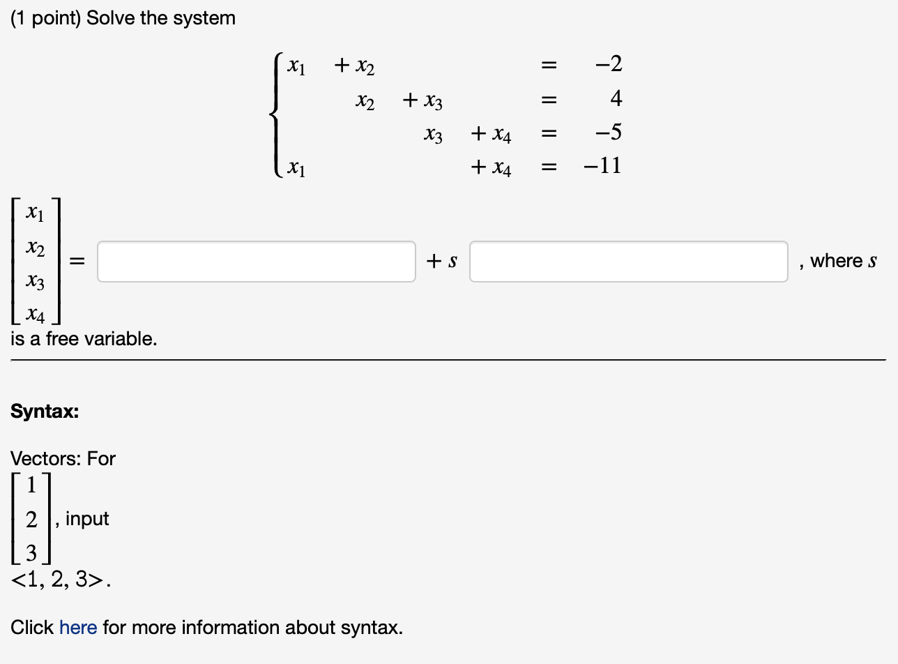 solved-1-point-solve-the-system-x1x1-x2x2-x3x3-chegg