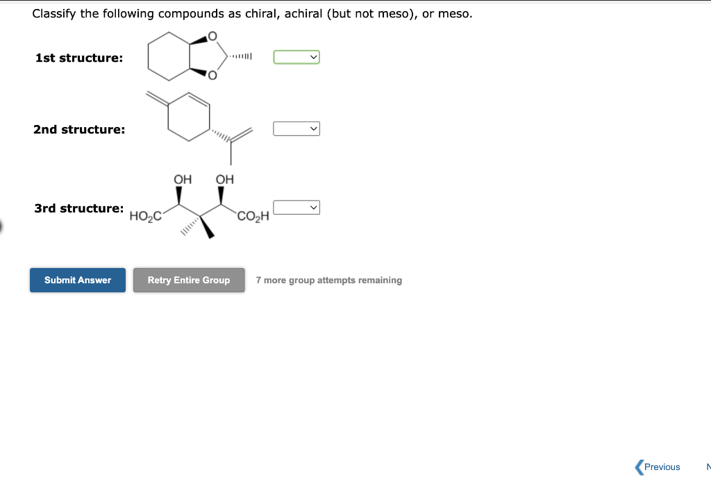 Solved Identify Each Of The Above Structures As Either | Chegg.com