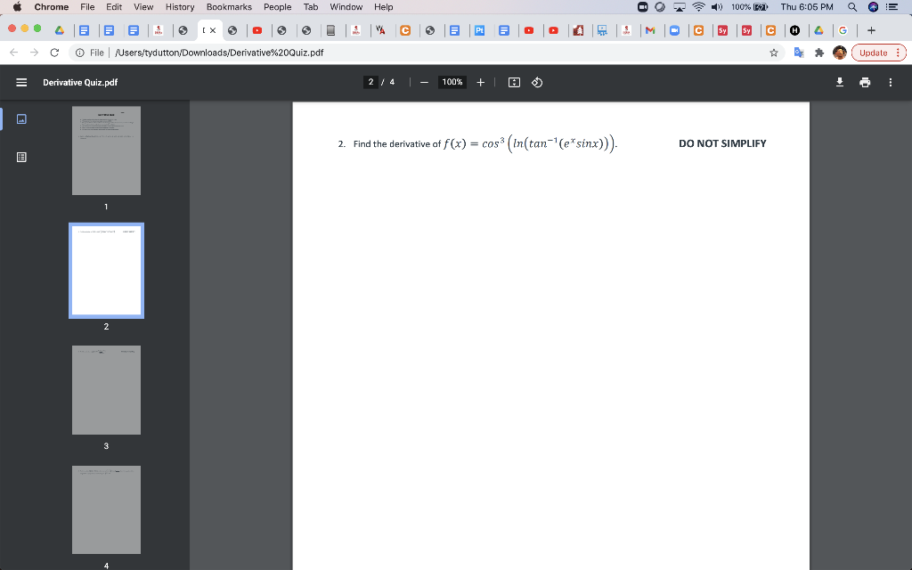 Solved Chrome File Edit View History History Bookmarks