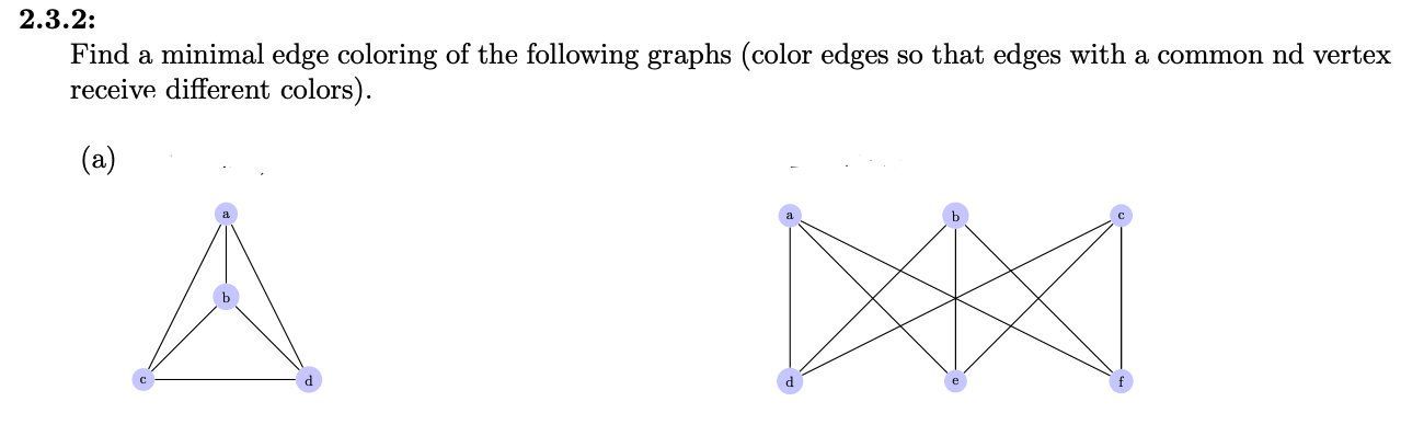 solved-find-a-minimal-edge-coloring-of-the-following-graphs-chegg