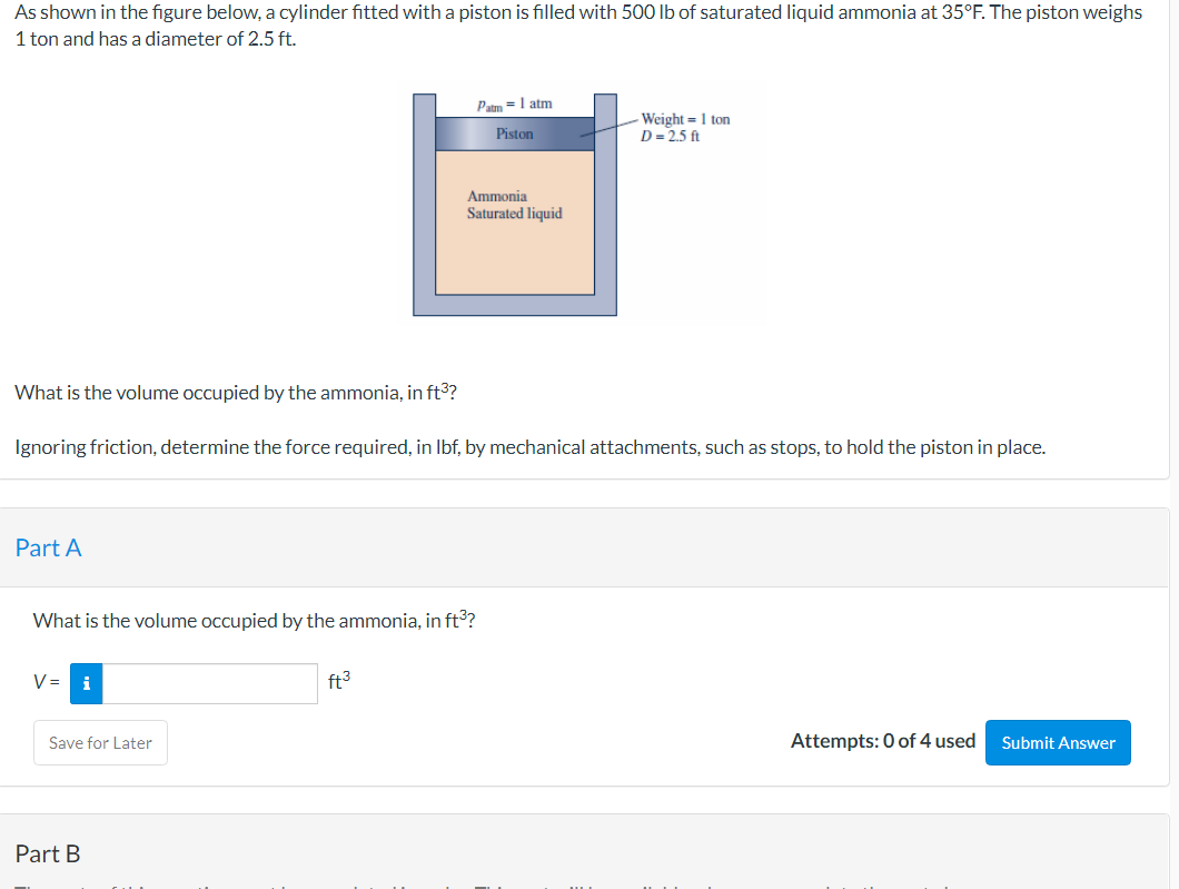 Solved As shown in the figure below, a cylinder fitted with | Chegg.com
