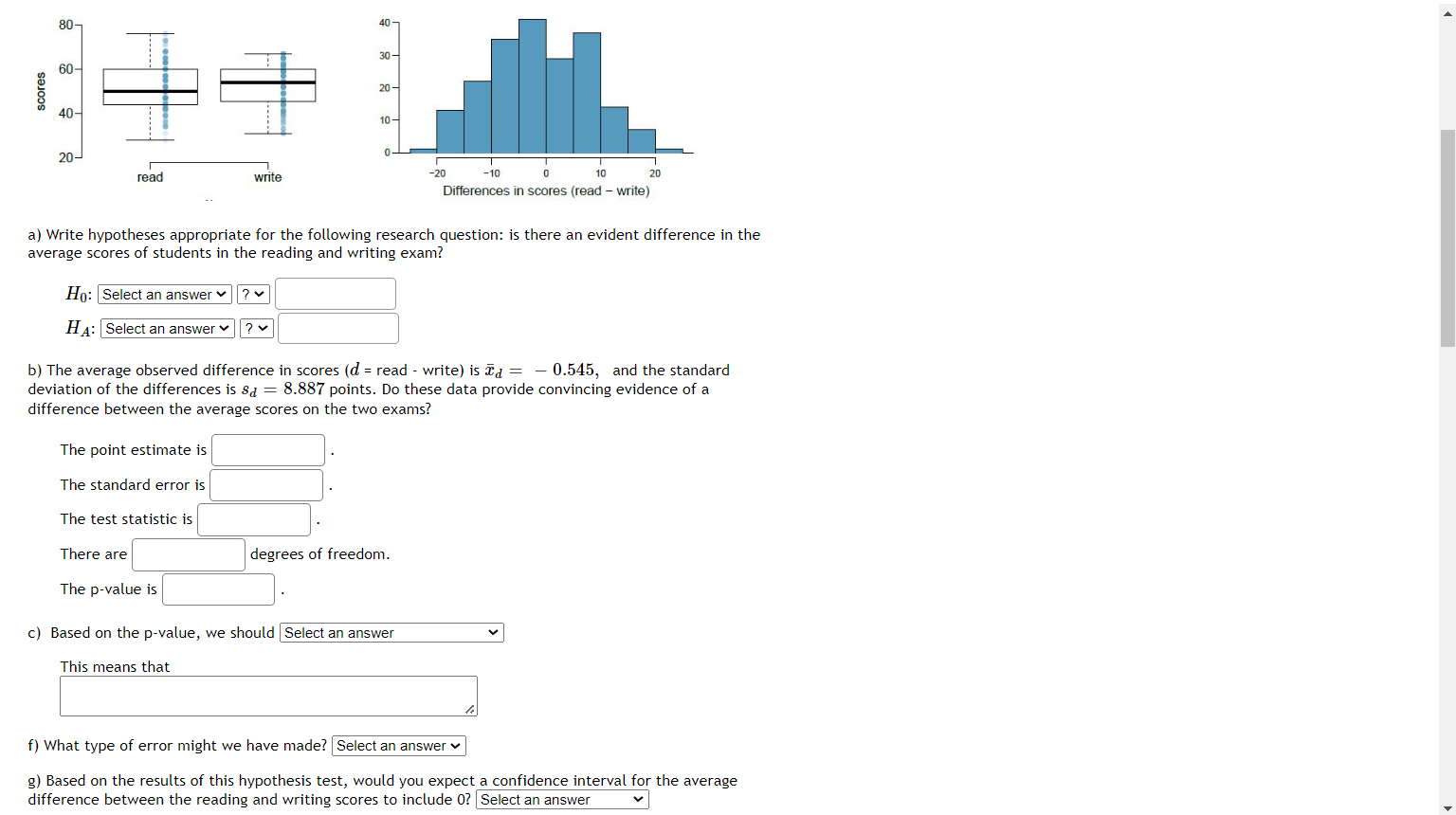 Solved The National Center of Education Statistics conducted | Chegg.com