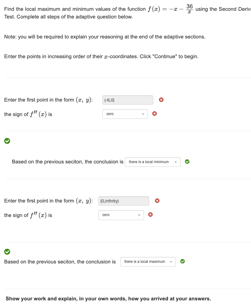 Solved Find The Local Maximum And Minimum Values Of The | Chegg.com