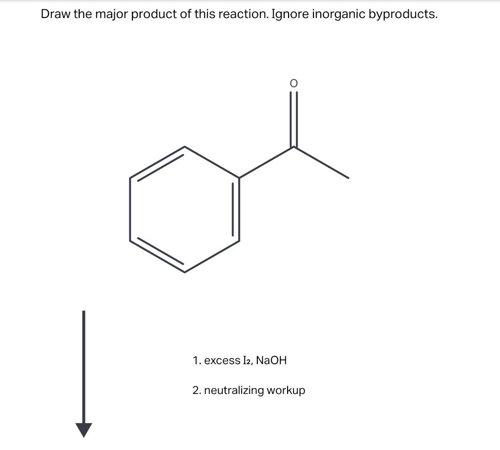 Solved Draw the major product of this reaction. Ignore | Chegg.com