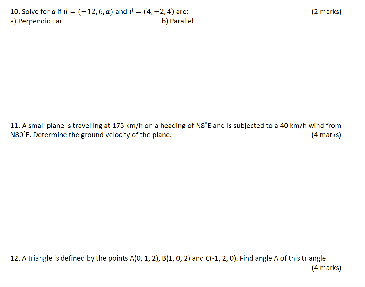 Solved Only answer question 12 | Chegg.com