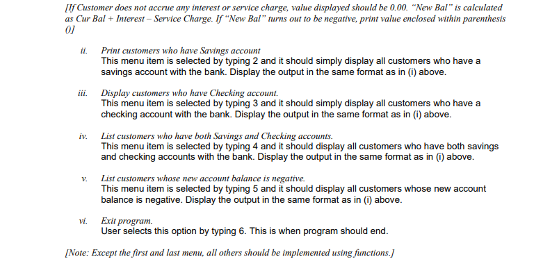 [If Customer does not accrue any interest or service charge, value displayed should be 0.00. “New Bal” is calculated as Cur B