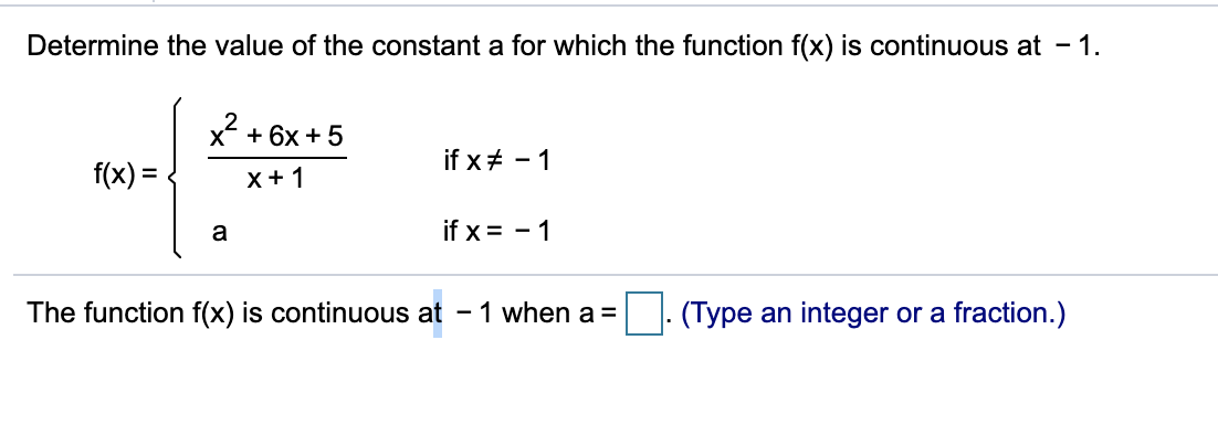 SOLVED: For what value of the constant â‚¬ is the function f