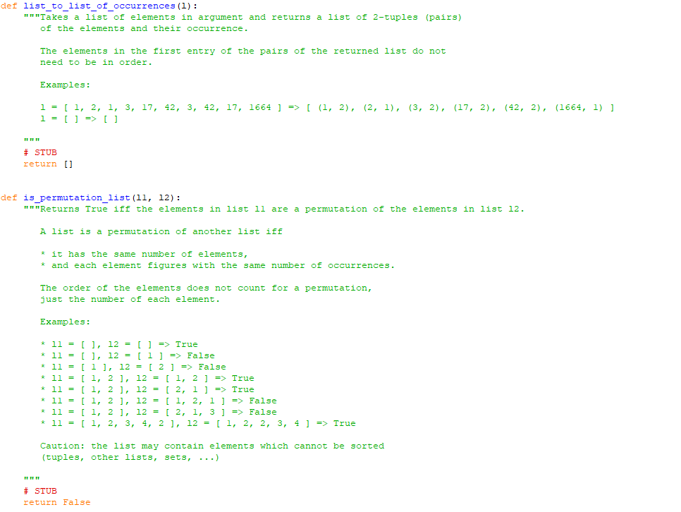 Solved def list_to_list_of_occurrences (1):
