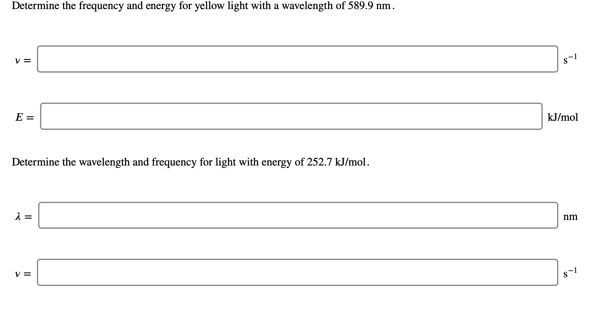 solved-determine-une-wavelength-and-energy-for-light-with-a-chegg