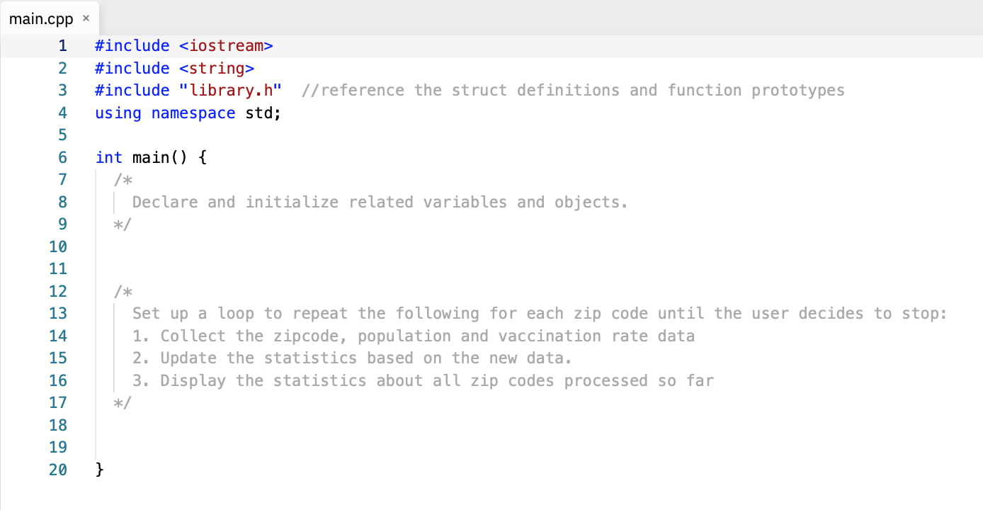 Solved In this assignment, you are asked to create a program | Chegg.com
