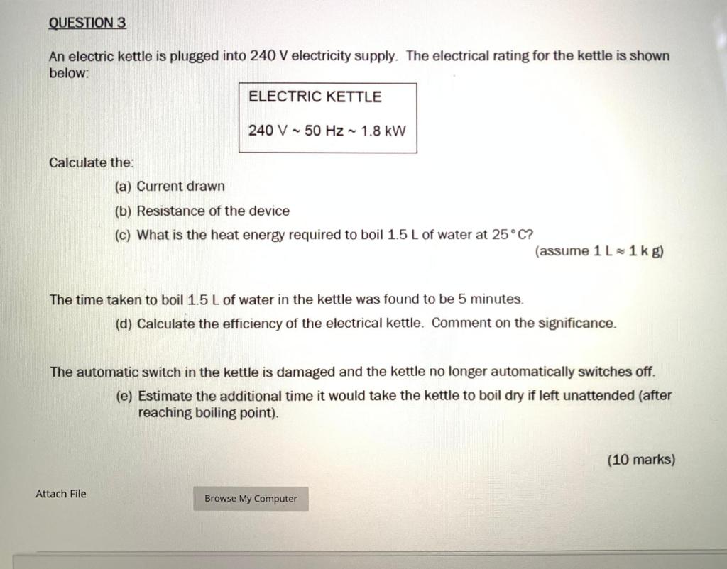 Kettle Plugged Photos, Images and Pictures