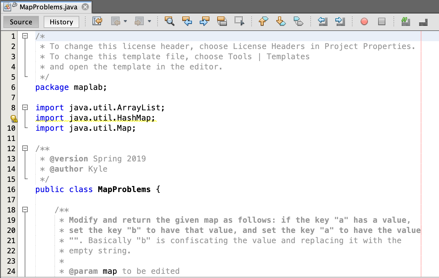 Part 1: Simple Map Exercises Complete the following | Chegg.com