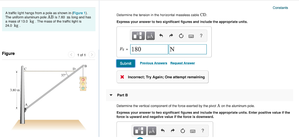 Solved c) Determine the horizontal component of the force | Chegg.com