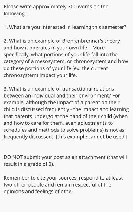 Solved Please write approximately 300 words on the | Chegg.com