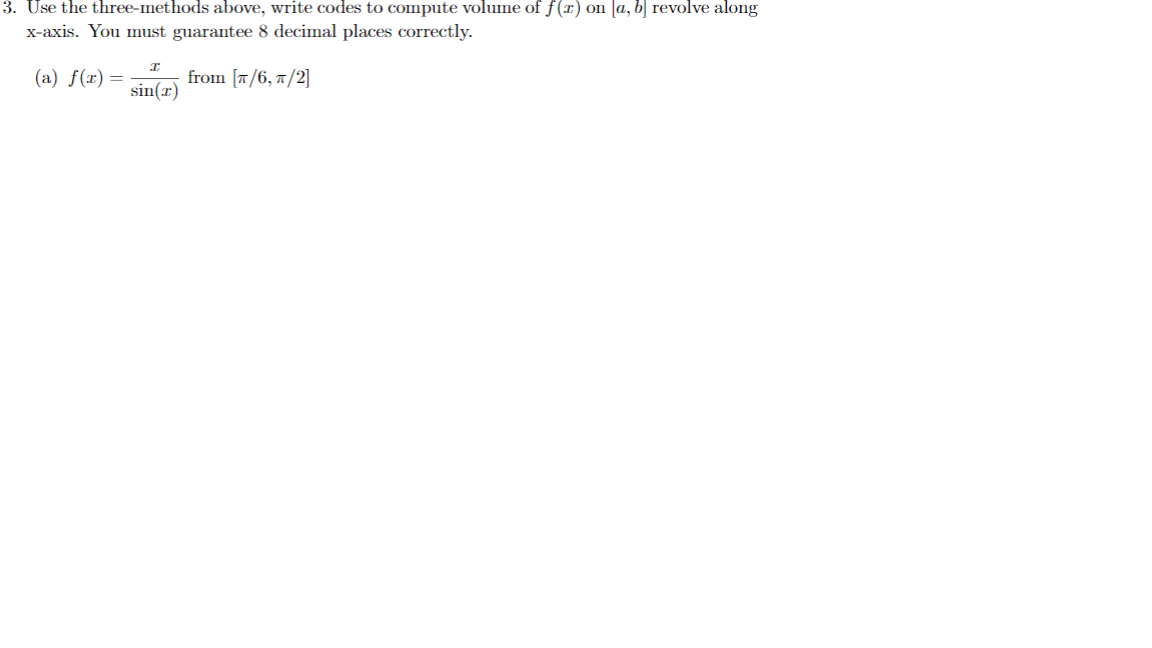 Solved Use numerical integration to approximation of the | Chegg.com