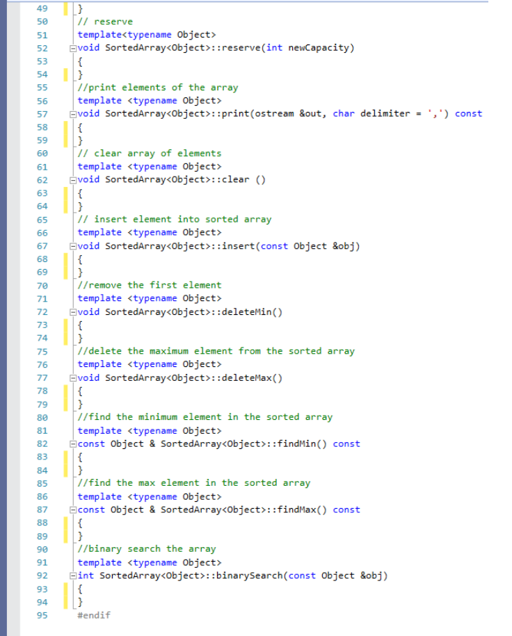 Solved IN C++ PLEASE In this assignment, you will be | Chegg.com