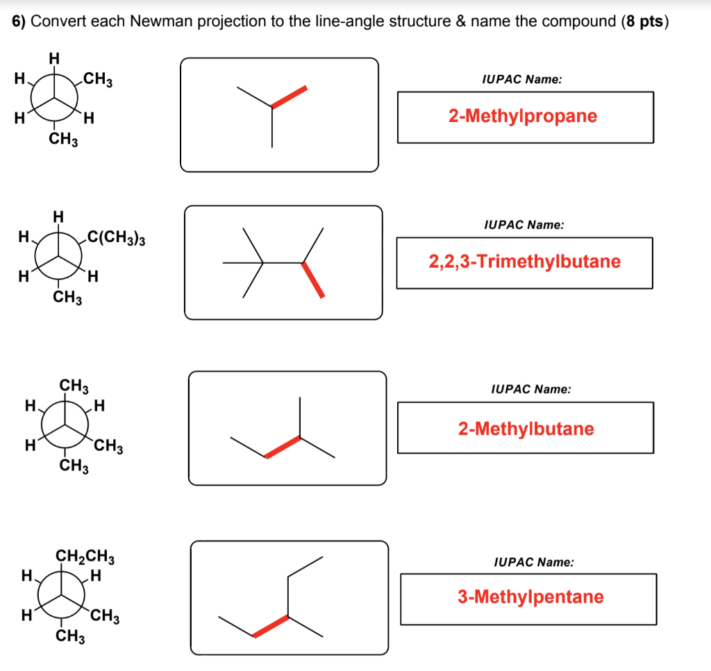 Line Structure For 2 Methylpropane