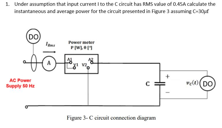 Solved 1. Under assumption that input current I to the C | Chegg.com