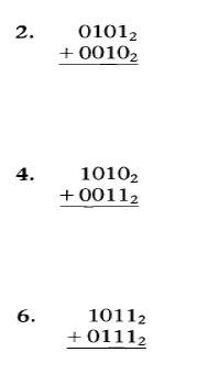 Solved Add the following binary numbers. Rewrite each | Chegg.com