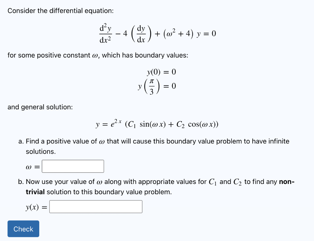 Solved Consider the differential equation: dạy dy 4 %) + | Chegg.com
