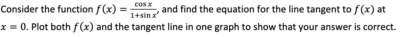 Solved COS X Consider the function f(x) and find the | Chegg.com