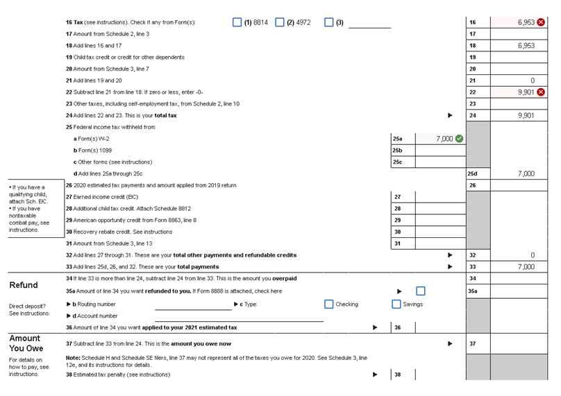 Derrick and Ani Jones are married taxpayers, filing