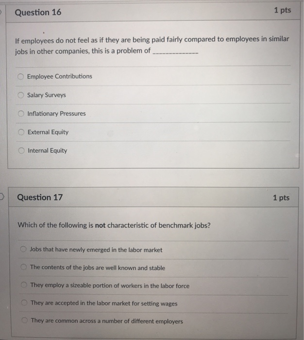 Solved Question 13 1 pts Which of the following is an | Chegg.com