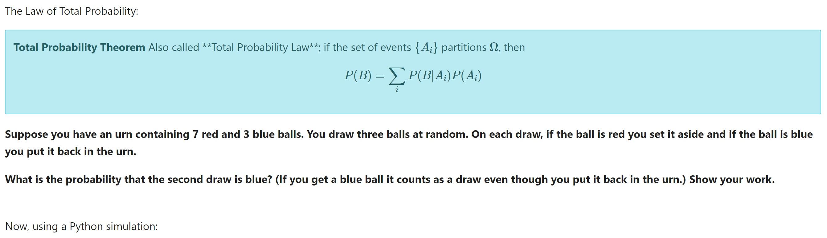 which theorem pertains to the probability of two events occurring simultaneously