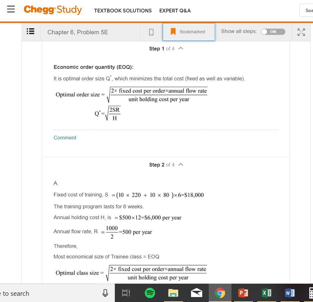 Solved Chegg Study TEXTBOOK SOLUTIONS EXPERT O&A Chapter 6, | Chegg.com