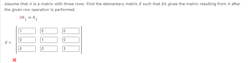 Solved Assume that A is a matrix with three rows. Find the Chegg