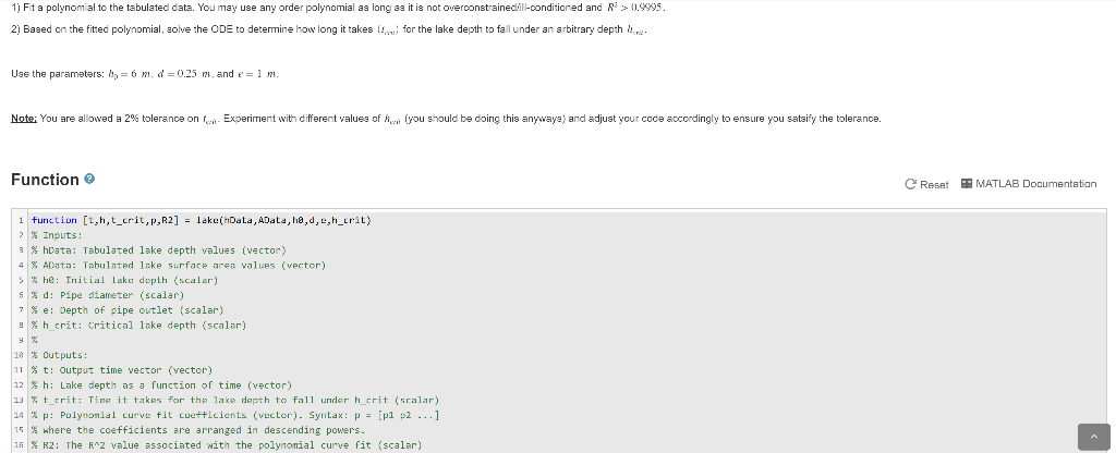 Please solve with MATLAB only and post code, thank | Chegg.com