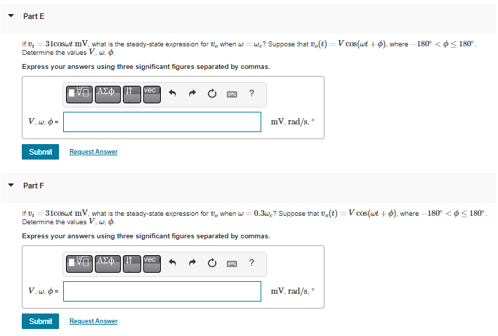 Solved Consider the RC filter shown in (Figure 1). Figure 1₁ | Chegg.com
