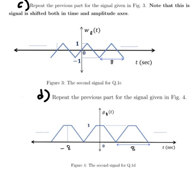 Solved We are given the following periodic signal, 18 +) | Chegg.com
