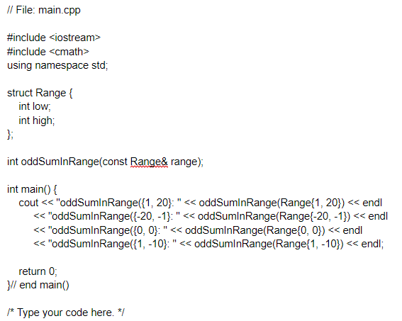 Solved You are to write a function to compute the sum of all | Chegg.com