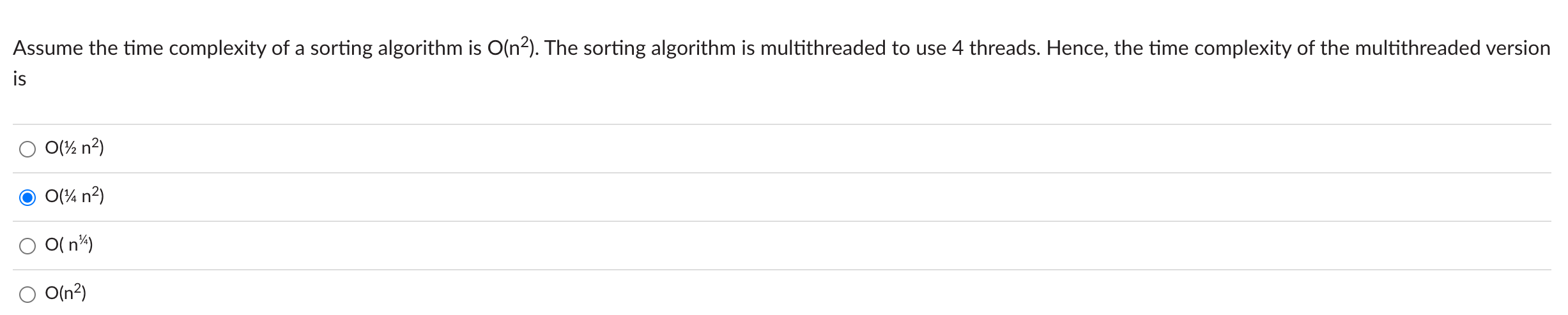 Solved Assume the time complexity of a sorting algorithm is | Chegg.com