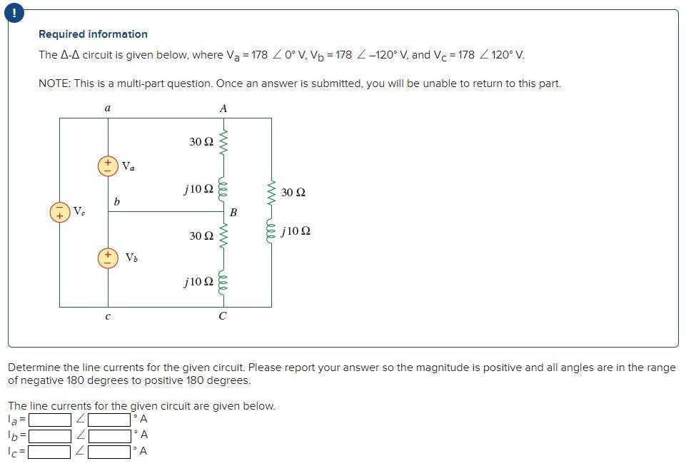 Solved ! Required information The A-A circuit is given | Chegg.com