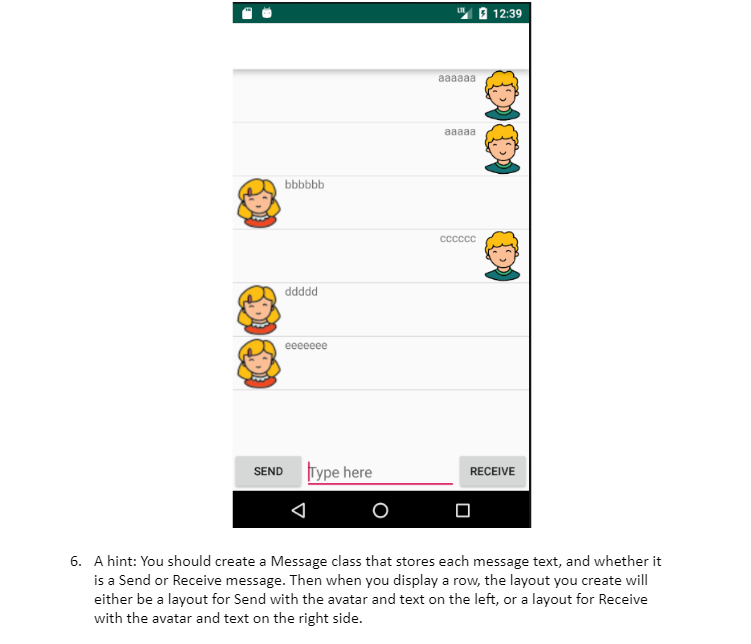 Solved HOW WOULD WE CODE THIS IN ANDROID STUDIO JAVA, will | Chegg.com