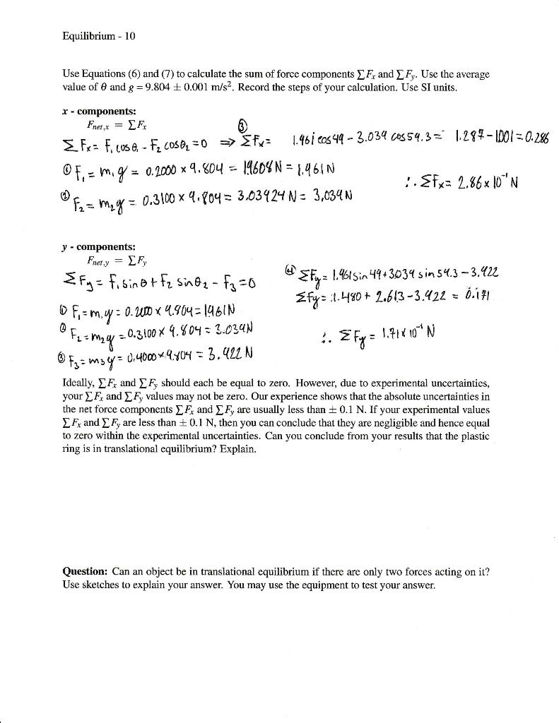 Solved Given The Fact That My Sum Of Both The X And Y 