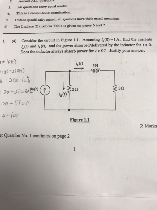 Solved 3. All questions carry equal marks 4. This is a | Chegg.com