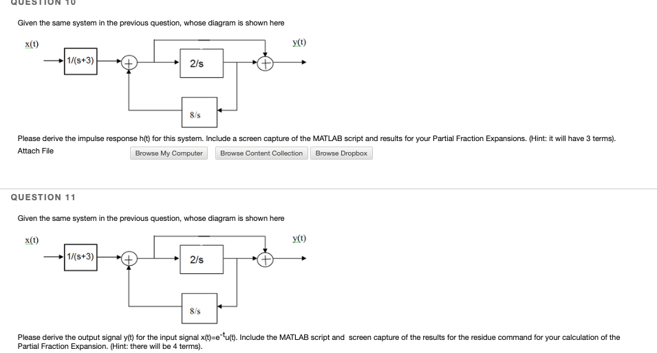 Solved Given the same system in the previous question, whose | Chegg.com