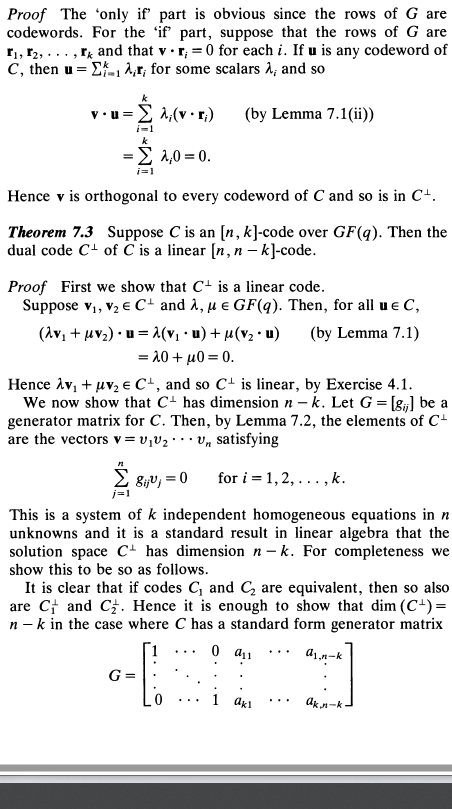 7.7 Using the code of Example 7.12, decode the | Chegg.com