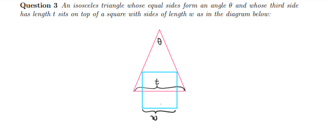 Solved Assuming the base of the triangle is parallel to the | Chegg.com