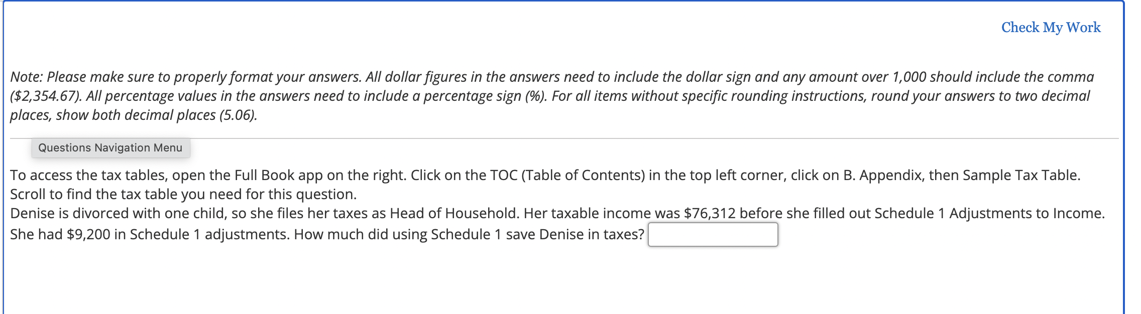 Mr. and Mrs. Delta are filing a joint tax return.