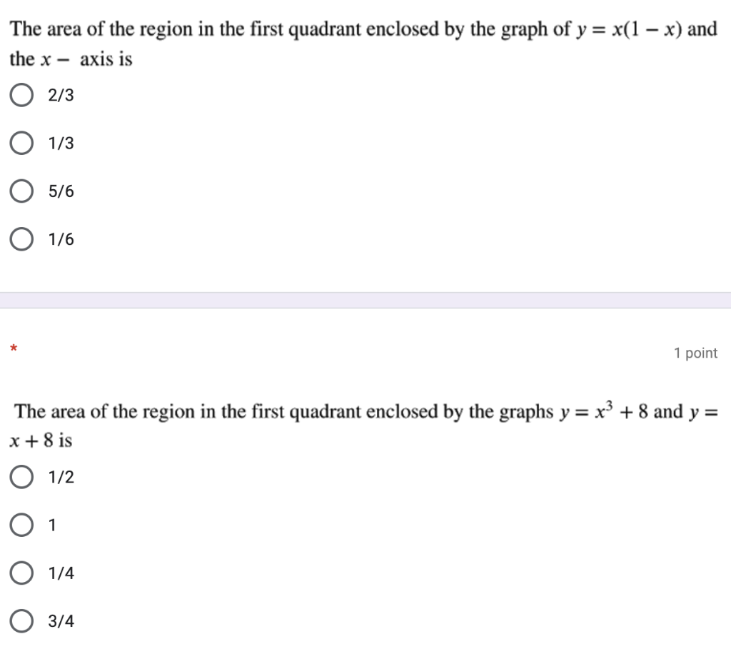 Solved The Area Of The Region In The First Quadrant Enclo Chegg Com