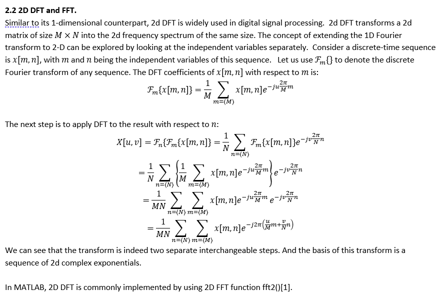 2. Background 2.1 Frequency spectrum of any signal As | Chegg.com