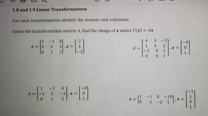 Solved from linear algebra and its application 2318 please | Chegg.com