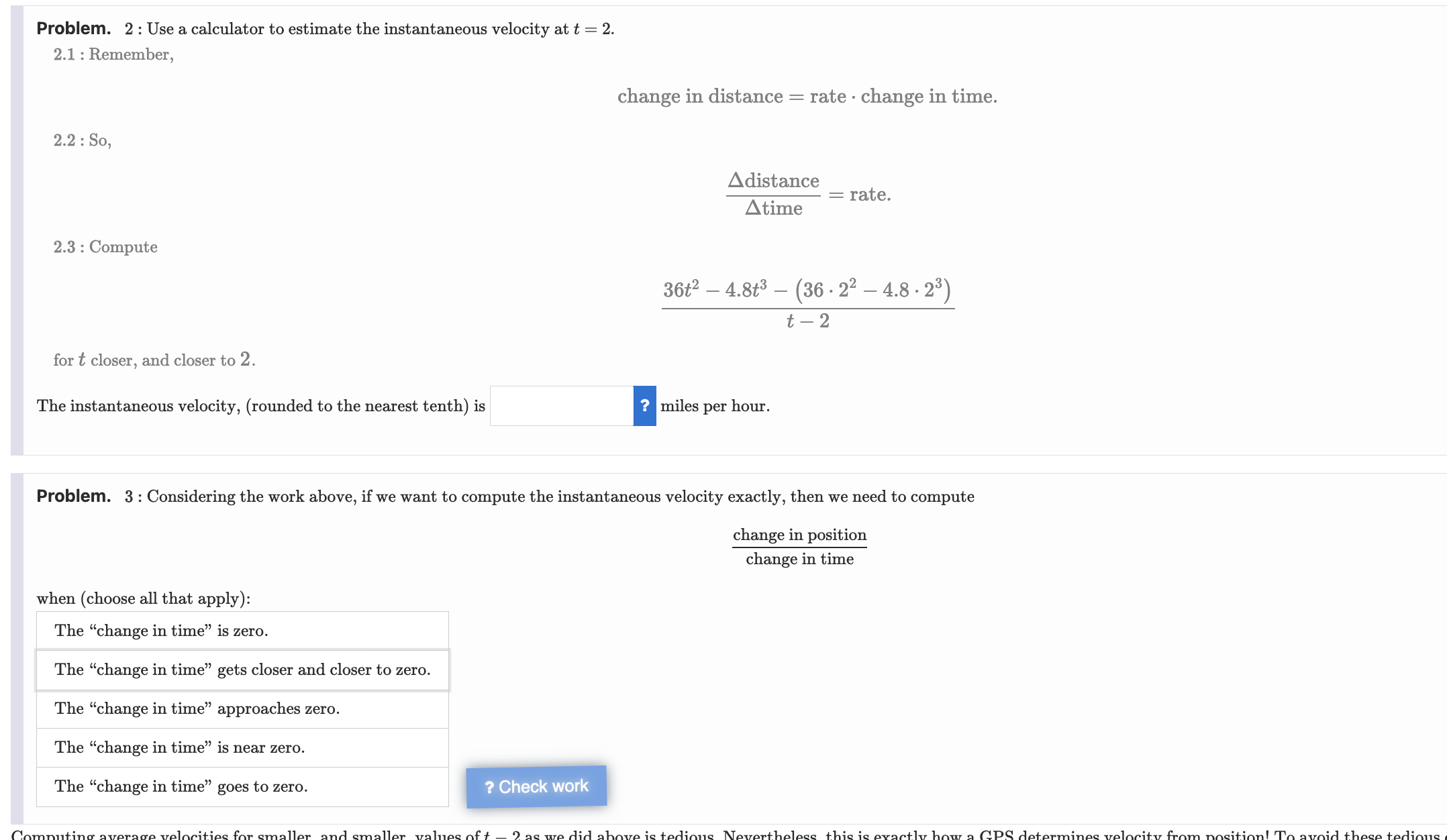 Solved Problem. 2: Use a calculator to estimate the | Chegg.com