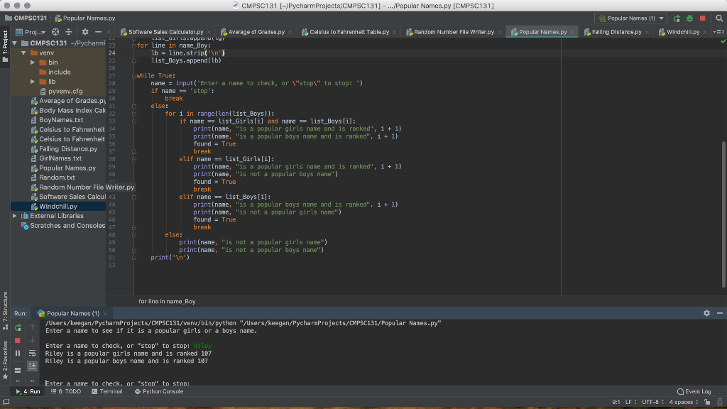 Solved This program will use two files: GirlNames.txt and | Chegg.com